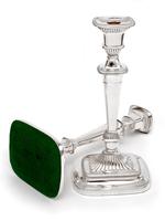 Georgian Style Candlesticks with Plain Columns and Swept Fluted Rectangular Bases (2 of 3) Georgian Style Candlesticks with Plain Columns and Swept Fluted Rectangular Bases (2 of 3)