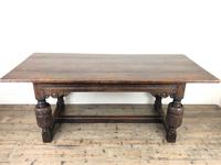 Antique Carved Oak Refectory Dining Table (2 of 15) Antique Carved Oak Refectory Dining Table (2 of 15)