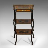 Antique Etagere, Italian, Mahogany, Boxwood, 3 Tier Whatnot, Victorian c.1900 (7 of 12) Antique Etagere, Italian, Mahogany, Boxwood, 3 Tier Whatnot, Victorian c.1900 (7 of 12)