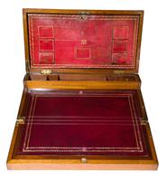 Early 19th Century Brassbound Mahogany Writing Slope with fitted interior (8 of 8) Early 19th Century Brassbound Mahogany Writing Slope with fitted interior (8 of 8)