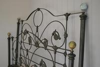 Antique Victorian Brass & Iron King Size 5ft Bedstead (7 of 14) Antique Victorian Brass & Iron King Size 5ft Bedstead (7 of 14)