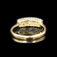 Antique Diamond 11 Stone 18ct 18K Yellow Gold & Platinum Ring (4 of 10) Antique Diamond 11 Stone 18ct 18K Yellow Gold & Platinum Ring (4 of 10)