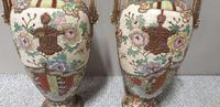Large Pair of Satsuma Vases (4 of 9) Large Pair of Satsuma Vases (4 of 9)