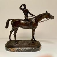 Jules Moigniez - Bronze Pair of Racehorses & Jockeys (3 of 8) Jules Moigniez - Bronze Pair of Racehorses & Jockeys (3 of 8)