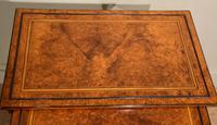 Sheraton Period Amboyna Inlaid Nest of Tables (3 of 6) Sheraton Period Amboyna Inlaid Nest of Tables (3 of 6)