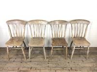 Set of Four Antique Farmhouse Kitchen Chairs (2 of 14) Set of Four Antique Farmhouse Kitchen Chairs (2 of 14)