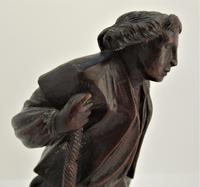 Pair of Swiss Black Forest Carved Figures, Pipe Rest & Match Holder c.1890 (8 of 19) Pair of Swiss Black Forest Carved Figures, Pipe Rest & Match Holder c.1890 (8 of 19)