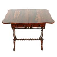 Rosewood Turn Over Top Writing Table (3 of 9) Rosewood Turn Over Top Writing Table (3 of 9)