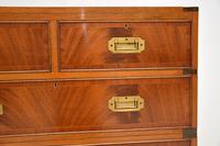 Antique Mahogany Military Campaign Chest of Drawers (5 of 11) Antique Mahogany Military Campaign Chest of Drawers (5 of 11)