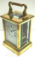 Good Antique French 8-day Carriage Clock Bevelled Case Large Dial & Carry Handle (5 of 13) Good Antique French 8-day Carriage Clock Bevelled Case Large Dial & Carry Handle (5 of 13)
