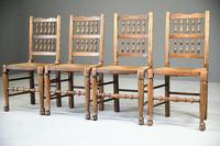 4 Country Spindle Back & Rush Chairs (6 of 11) 4 Country Spindle Back & Rush Chairs (6 of 11)
