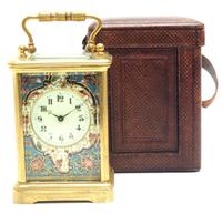 Superb French 8 Day Champleve Carriage Clock Cylinder Platform, Working c.1900 (7 of 12) Superb French 8 Day Champleve Carriage Clock Cylinder Platform, Working c.1900 (7 of 12)