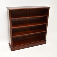 Antique Victorian Mahogany Open Bookcase (3 of 12) Antique Victorian Mahogany Open Bookcase (3 of 12)