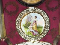 Fantastic Antique French / German Sevres Mantel Clock (3 of 5) Fantastic Antique French / German Sevres Mantel Clock (3 of 5)
