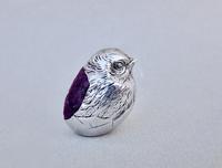 Edwardian silver "hatching chick" pin cushion by Sampson Mordan & Co, Chester 1908 (2 of 5) Edwardian silver "hatching chick" pin cushion by Sampson Mordan & Co, Chester 1908 (2 of 5)
