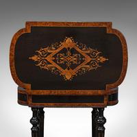 Antique Napoleon III Side Table, French, Etagere, Burr Walnut, Sewing c.1870 (8 of 12) Antique Napoleon III Side Table, French, Etagere, Burr Walnut, Sewing c.1870 (8 of 12)