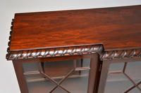 Antique Mahogany Chippendale Style Breakfront Dwarf Bookcase (10 of 11) Antique Mahogany Chippendale Style Breakfront Dwarf Bookcase (10 of 11)