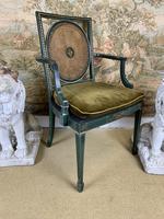 Fabulous Set of 6 Green Painted Armchairs (12 of 12) Fabulous Set of 6 Green Painted Armchairs (12 of 12)