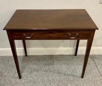 Antique Mahogany Side Table with Drawer (2 of 9) Antique Mahogany Side Table with Drawer (2 of 9)