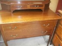 Two Drawer Inlaid Mahogany Dressing Chest (2 of 3) Two Drawer Inlaid Mahogany Dressing Chest (2 of 3)