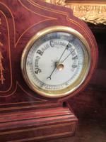 Top Quality Antique Inlaid Clock Barometer (7 of 10) Top Quality Antique Inlaid Clock Barometer (7 of 10)