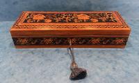 Victorian Satinwood Glove Box With Tunbridge Ware Inlay (6 of 12) Victorian Satinwood Glove Box With Tunbridge Ware Inlay (6 of 12)