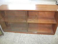Retro Teak Bookcase with Glass Sliding Doors (3 of 3) Retro Teak Bookcase with Glass Sliding Doors (3 of 3)