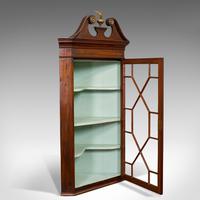 Antique Corner Cabinet, English, Mahogany, Wall, Georgian, Astragal Glaze, 1790 (11 of 12) Antique Corner Cabinet, English, Mahogany, Wall, Georgian, Astragal Glaze, 1790 (11 of 12)