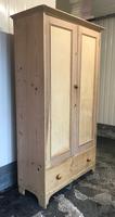 Excellent Victorian Vintage Stripped Pine Wardrobe (2 x Sections & Large Drawer) (3 of 9) Excellent Victorian Vintage Stripped Pine Wardrobe (2 x Sections & Large Drawer) (3 of 9)
