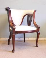 Antique Mahogany Occasional Armchair (6 of 7) Antique Mahogany Occasional Armchair (6 of 7)