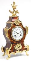 Antique French Shell & Ormolu 8-Day Striking Mantel Clock Rococo Boulle Case Segment Dial Signed (8 of 13) Antique French Shell & Ormolu 8-Day Striking Mantel Clock Rococo Boulle Case Segment Dial Signed (8 of 13)