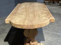 Large Rustic French Bleached Oak Farmhouse Dining Table (9 of 40) Large Rustic French Bleached Oak Farmhouse Dining Table (9 of 40)
