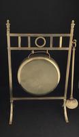 Arts and Crafts Brass Dinner Gong and Striker (6 of 12) Arts and Crafts Brass Dinner Gong and Striker (6 of 12)