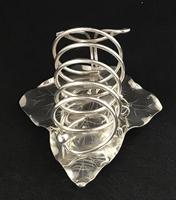 Art Nouveau Silver Plated Spiral Toast Rack (6 of 8) Art Nouveau Silver Plated Spiral Toast Rack (6 of 8)
