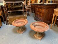 Pair of Terracotta Campana Garden Urns (13 of 13) Pair of Terracotta Campana Garden Urns (13 of 13)