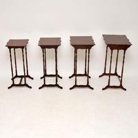 Antique Mahogany Nest of Four Tables (3 of 12) Antique Mahogany Nest of Four Tables (3 of 12)