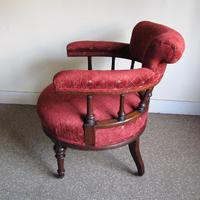 Victorian Walnut Tub Back Chair (4 of 8) Victorian Walnut Tub Back Chair (4 of 8)