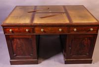 Rare Early 19th Century Partners Desk Mahogany (16 of 21) Rare Early 19th Century Partners Desk Mahogany (16 of 21)