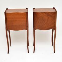 Pair of Antique French Inlaid Marquetry Bedside Tables (6 of 10) Pair of Antique French Inlaid Marquetry Bedside Tables (6 of 10)