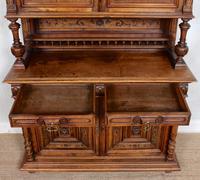 Large German Carved Walnut Bookcase Cabinet 19th Century (13 of 14) Large German Carved Walnut Bookcase Cabinet 19th Century (13 of 14)
