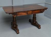Stunning William IV Rosewood Library / Writing Table (22 of 22) Stunning William IV Rosewood Library / Writing Table (22 of 22)