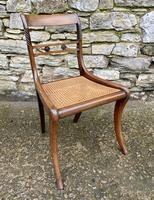 Set of 4 Regency Rosewood Sabre Leg Dining Chairs (10 of 15) Set of 4 Regency Rosewood Sabre Leg Dining Chairs (10 of 15)