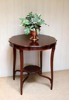 Inlaid Mahogany Circular Table (9 of 12) Inlaid Mahogany Circular Table (9 of 12)