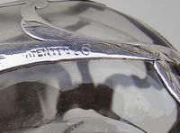 Exquisite Overlay Sterling Silver & Glass Scent Bottle c.1900 (4 of 8) Exquisite Overlay Sterling Silver & Glass Scent Bottle c.1900 (4 of 8)