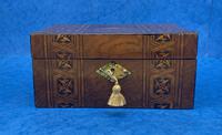 Victorian Mahogany Box with Tunbridge Ware Bands (12 of 15) Victorian Mahogany Box with Tunbridge Ware Bands (12 of 15)