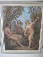 Bartolozzi RA after Thomas Stothard RA: late 18th/early 19th century stipple engraving of Adam and Eve with Archangel Raphael, illustrating Milton's Paradise Lost (2 of 7) Bartolozzi RA after Thomas Stothard RA: late 18th/early 19th century stipple engraving of Adam and Eve with Archangel Raphael, illustrating Milton's Paradise Lost (2 of 7)
