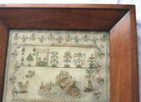 Rare & Fine Embroidery Silk Textile Scottish Castle Sampler c.1841 (2 of 9) Rare & Fine Embroidery Silk Textile Scottish Castle Sampler c.1841 (2 of 9)