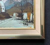 Ronald Folland Original Signed Winter Hamlet Landscape Oil Painting (9 of 12) Ronald Folland Original Signed Winter Hamlet Landscape Oil Painting (9 of 12)
