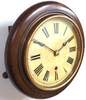 Rare HAC 7 Inch Dial Wall Clock Oak surround painted dial station clock (2 of 5) Rare HAC 7 Inch Dial Wall Clock Oak surround painted dial station clock (2 of 5)