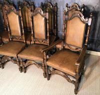 Quality Set of Eight Carolean Style Oak Dining Chairs (4 of 22) Quality Set of Eight Carolean Style Oak Dining Chairs (4 of 22)